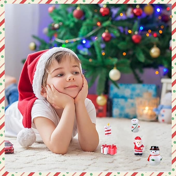 20-Pack Bath Balls with Surprises, Twenty Christmas Toys Inside, Natural Handmade Bubble Ball Set