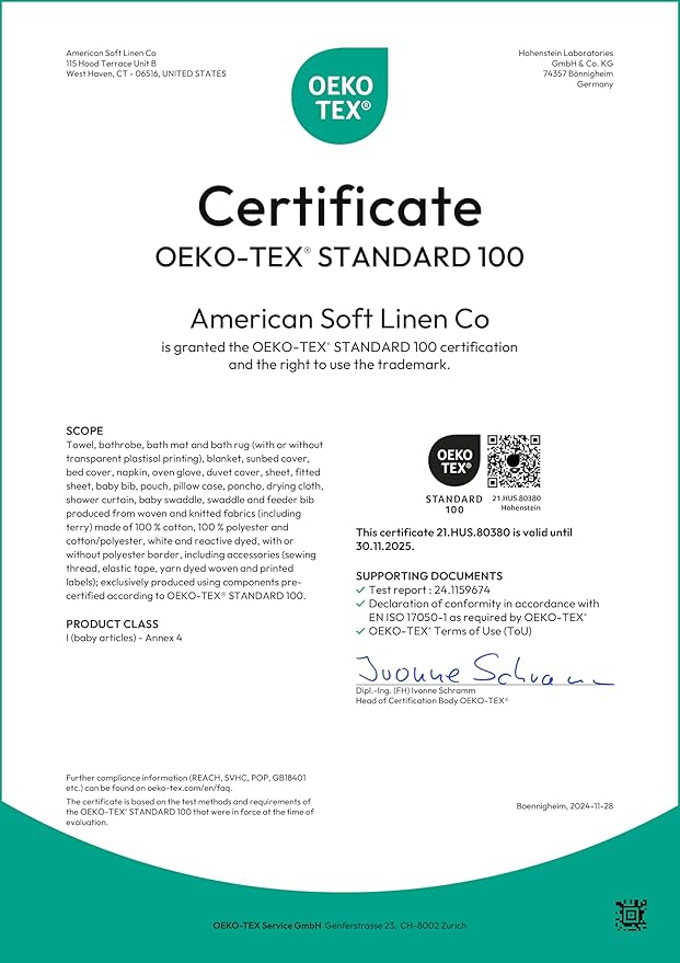 American Soft Linen Luxury 6 Piece Towel Set, 2 Bath Towels 2 Hand Towel 2 Washcloths, 600 GSM 100% Cotton Turkish Towels for Bathroom, Brown Towel Sets