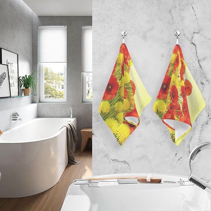 Pure Cotton,Gym Towel Kitchen Washcloths Cotton for Daily Washing Set of 2 16x28，Suitable for use in bathrooms, Swimming Pools, Beaches, Sports venues, etc.