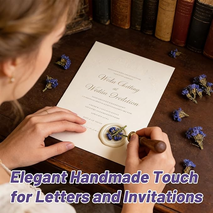 Sukh Dried Deep Purple Myosotis - Natural Dry Flowers and Herbs 3oz Bulk Don't Forget Me Flower for DIY Sachets,Soap,Candle,Bath Bombs Making and Wedding Party Decoration