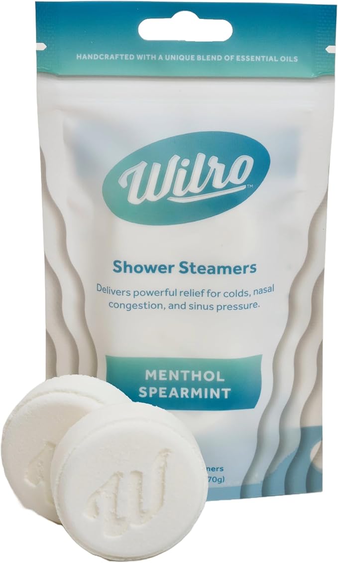 Wilro Soothing, Aromatic Shower Steamers, 3 Pack, Sampler Pack - 2 of Each Scent (6 Steamers)