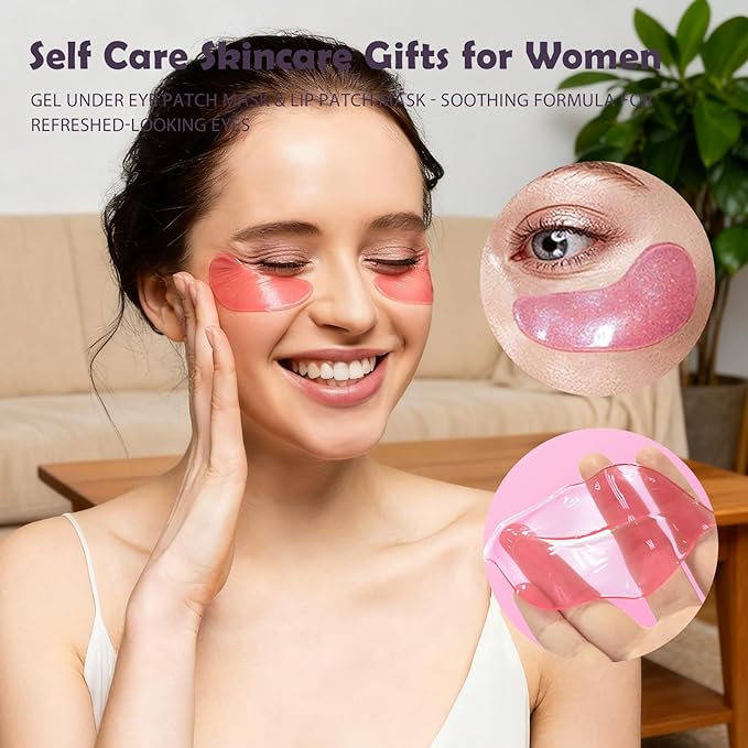 24-Piece Luxury Body Gift Set for Women, Spa Gift Basket Set, Lavender Home Spa Gifts for Women With Face Rollar tool, Bubble Bath, Facial Care, Bomb, Oil, Facial Skin Care gift set for Mother Her