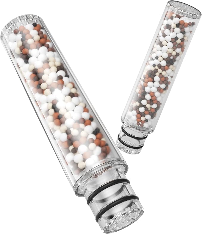 SR SUN RISE Shower Filter for Handheld Shower Head, 2-Pack Replacement Filters for Hard Water Remove Chlorine and Harmful Substances Only Fits SR SUN RISE Shower Head