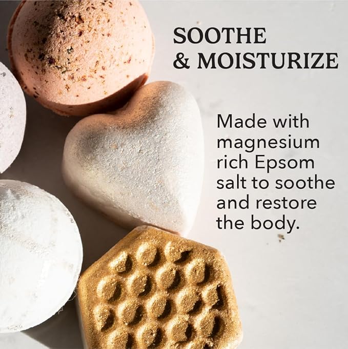 PACHA SOAP Co. Froth Bath Bomb 3 Pack, Sweet Honey Almond - Nourishing, Moisturizing, Naturally Derived & Handcrafted in The USA