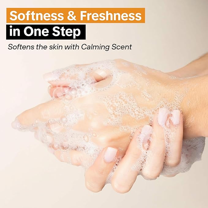 Luxury Liquid Hand Soap Refill - Natural Scented Hand Wash - Gentle Hand Soap with Essential Oils & Aloe Vera - Moisturizing Handwash for Bathroom and Kitchen - Zesty Tangerine Scent, 33.8 fl oz