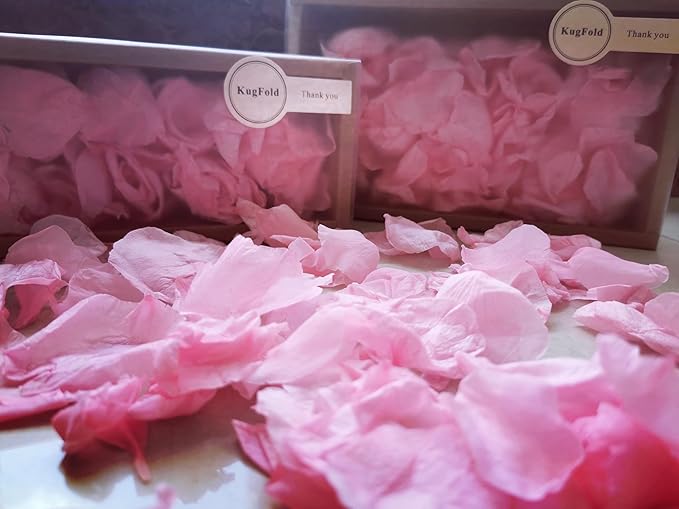 3.52oz Pink Real Rose Petals,Natural Petals For Wedding Party Decorations,Dried Flower Confetti,Rose Flower Girl,Table Centerpieces,Bridal Shower,Romantic Night,Proposal Decor