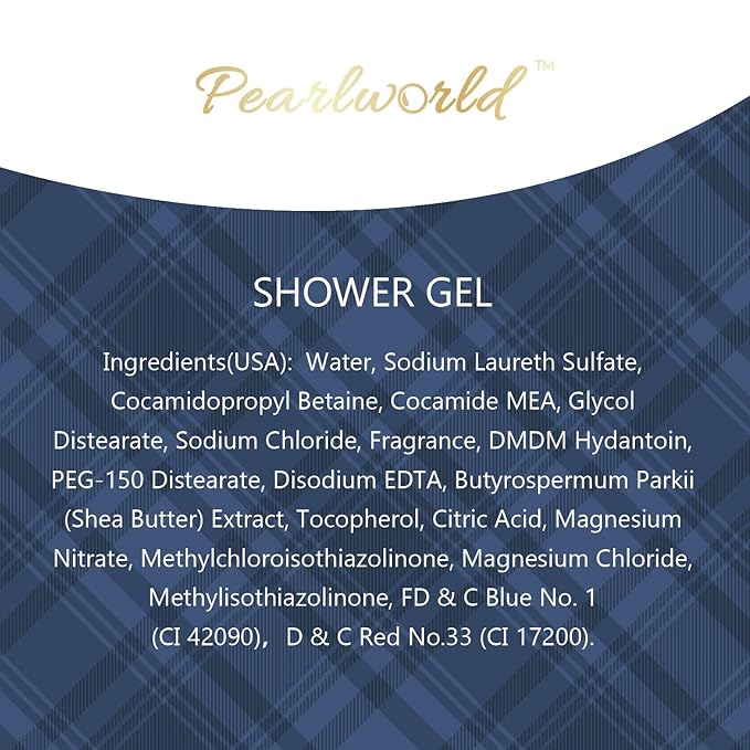 PEARLWORLD Bath Set with Ocean Scented Spa Gifts for Men, Christmas Birthday Self Skin Care Set for Men, Spa Gift Baskets for Him, 12Pcs Men's Spa Kit Gifts for Bath Spa