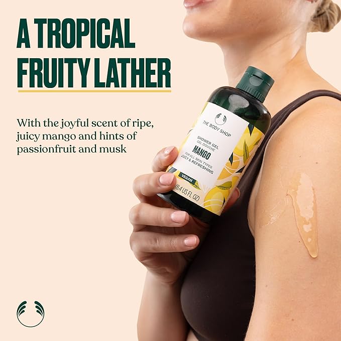 The Body Shop Mango Collection Gift Set - 4 Piece Set, Shower Gel, Body Butter, Lip Butter, Hand Balm, Vegan