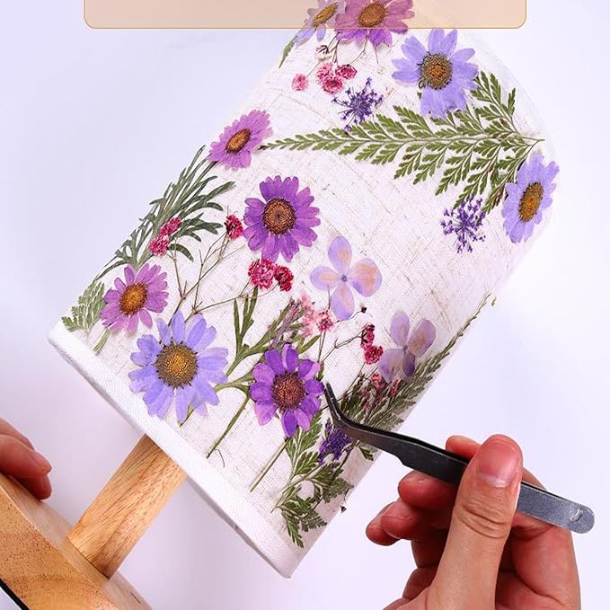 33Pcs Dried Pressed Flowers for Resin DIY Art Crafts Natural Dry Floral Daisy Epoxy Jewelry Real Flower Decor Cakes Bookmarks Phone Cases Candles Handmade Soap