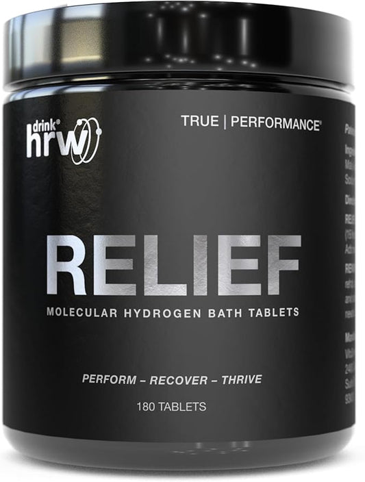 New Relief Hydrogen Bath Bomb Tablets: Relax Muscles, Soothe Discomfort, and Recover Naturally – Magnesium Hydrogen Soak (180 Tablets)