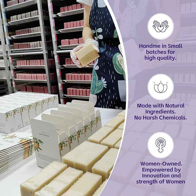 Natural Amor Lavender Blanket Spa Gift for Women 8pcs, Birthday Gift for Women, Self Care Gift for Birthday, Christmas