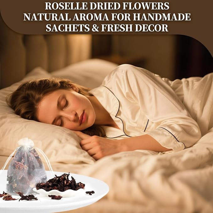 Sukh Dried Hibiscus Flowers for Crafts Bulk – 3oz Natural Air-Dried Flower Petals for Candle & Soap Making, Resin Crafts, DIY Home Decor, Wreaths, Sachets and Gift Wrapping