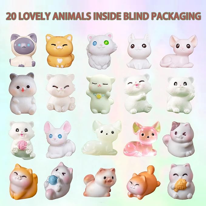 Kids Bath Bombs with Surprise Inside, 20 Pack Bring Dog and cat Toys Gift Set, Natural Organic Bubble Bath Foam Bath