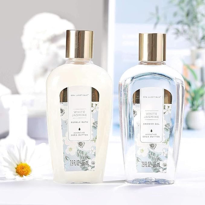 Gift Basket for Women, Spa Luxetique Spa Bath Kit, 12pcs Relaxing Spa Gift Basket with Shower Gel, Bath Salt, Essential Oil, Body Lotion,Christmas Gifts for Mom