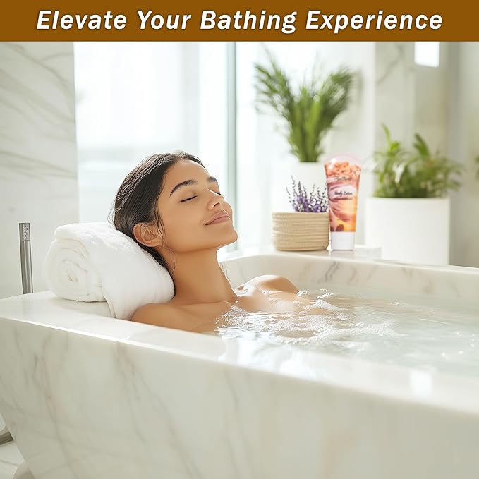 Bath Spa Gift Sets - Luxury Basket With Honey & Almond - Spa Kit Includes Wash, Bubble Bath, Lotion, Bath Salts, Body Scrub, Shower Puff, Bathbombs, Soap and Towel