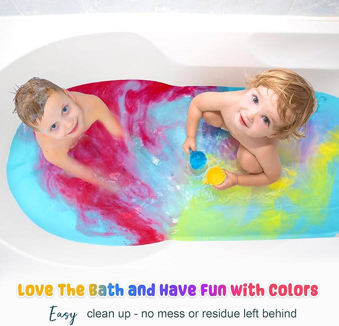 Bath Color Tablets for Kids, 11.3 oz Value Pack, 160 Count Kids Bath Bombs Bath Colors Tablets Make Fun Educational Bathtime, Bath Bombs Toys for Kid