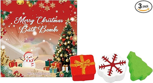 Bath Bombs Gift Set, Christmas Gifts,Gift Ideas for Her/Him, Wife, Girlfriend,3 Pack
