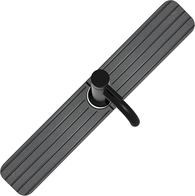 23.6inch x 4inch Kitchen Sink Faucet Mat, Water Absorbing Stone Faucet Splash Guard for Bathroom Counter, Quick Drying Diatomite Tray for Kitchen Sink, Dark Gray