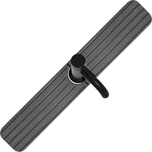 23.6inch x 4inch Kitchen Sink Faucet Mat, Water Absorbing Stone Faucet Splash Guard for Bathroom Counter, Quick Drying Diatomite Tray for Kitchen Sink, Dark Gray