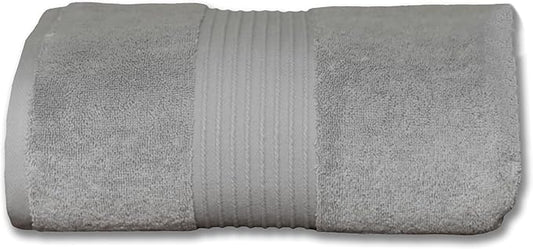 Milara Luxurious Extra Large Bath Sheet - 700 GSM Super-Plush Turkish Cotton Towel, 35x70 inches, Spa Quality Thick - Silver Gray