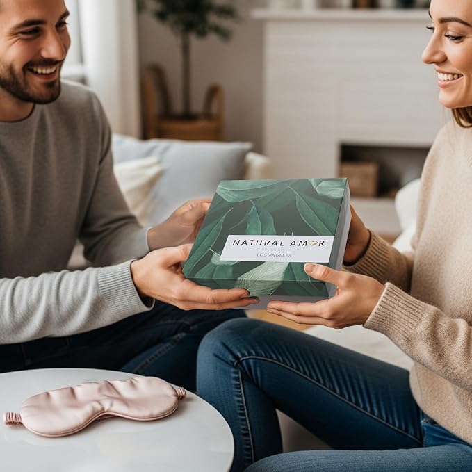 Natural Amor Handmade Spa Gift Set 6 pcs– Includes Citrus Bath Bomb, Lavender Hand Cream, Soap, Bath Salt, Candle – Relaxing Self-Care Kit for Women