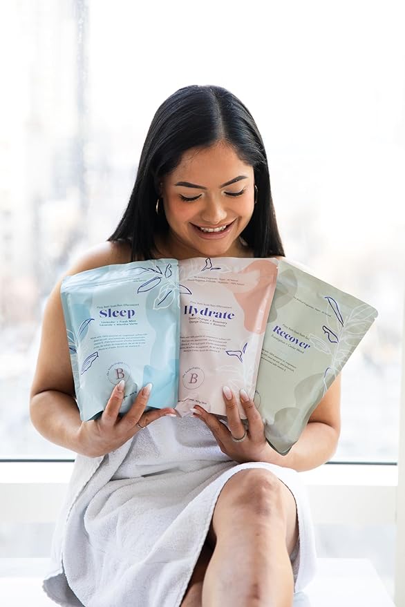 The Bathologist Fizzy Bath Soak, Shea Butter & Epsom Salt, Mineral Therapeutics, Exfoliating for Dry Skin, Vegan & Cruelty-Free, 32 oz (Recover)