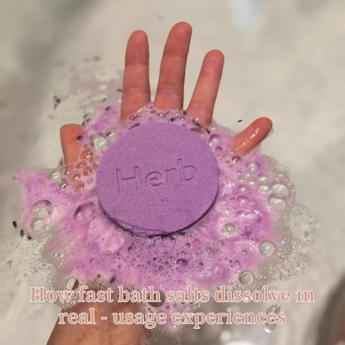 Traditional Herbal Bath Salt Balls-Natural Herbal & Spice Extract Bath Bombs, Relieve Physical & Mental Stress, Moisturize Skin, Help Sleep, Suitable for Business Trips & Travel, 6 Pieces/Set (2)