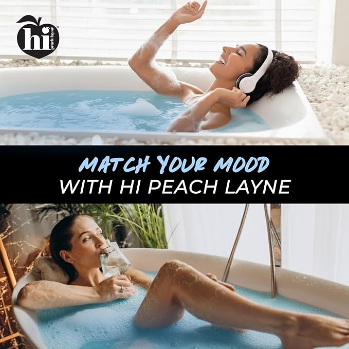 Hi Peach Layne Ocean Air Bath Bombs 12-Pack (3.5 oz Each) – Vegan, Clean Beauty Spa Gifts for Women & Kids, Fun Fizzing Bath Bombs for Girls