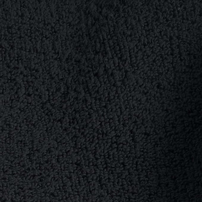 LANE LINEN Large Cotton Bath Sheets, Extra Large Quick Dry Towels, Zero Twist, 4 Piece Set, Super Soft, Highly Absorbent, Black