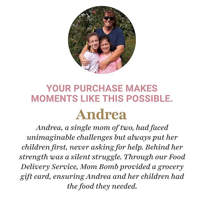 Mom Bomb Bath Bomb Gift Set (4) – Mistletoe Kisses, Peppermint Cocoa, Fireside Dreams & Warm Apples – Essential Oils, Plant-Based Scents – Made in USA – Gift for Women