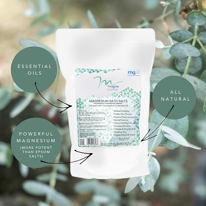 2.2lb MagneSoothe Eucalyptus Magnesium Bath Salt