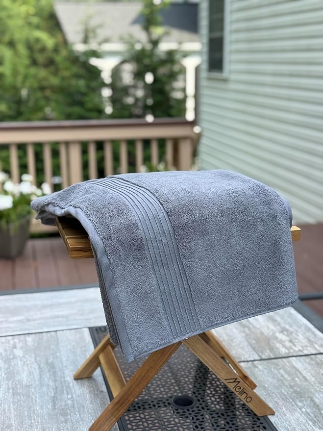 Milara Turkish Luxurious Extra Large Cotton Bath Sheet | Premium Bath Sheet Towels Ultra-Soft, Highly Absorbent, Durable | Anthracite (Dark Gray) Plush Bath Sheets, (35x70 Inches)