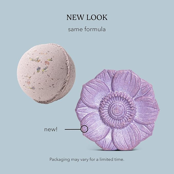 PACHA SOAP Co. Froth Bath Bomb, 3-Pack - Scents of French Lavender, Nourishing, Moisturizing, Naturally Derived & Handcrafted in The USA