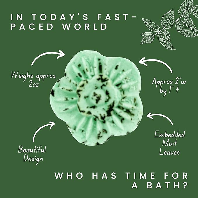 Breathe Easy Aromatherapy Shower Bombs (5PK XTRA STRENGTH) – Menthol, Peppermint, Rosemary Essential Oils – Ease Sinus, Colds, Cough, Congestion – Spa Christmas Gift (No Shower Bomb Bag)