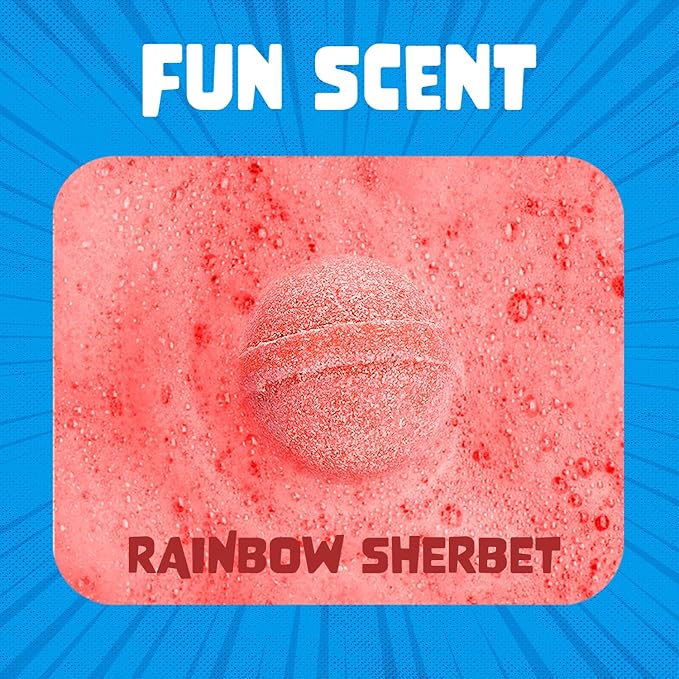 Poke Monster Bath Bomb for Kids with Surprise Toys Inside (Gift Set) - Large Bubble Bath Bombs for Boys & Girls - Skin-Safe, Made in USA, Birthday Gift & Stocking Stuffers for Kids by Two Sisters