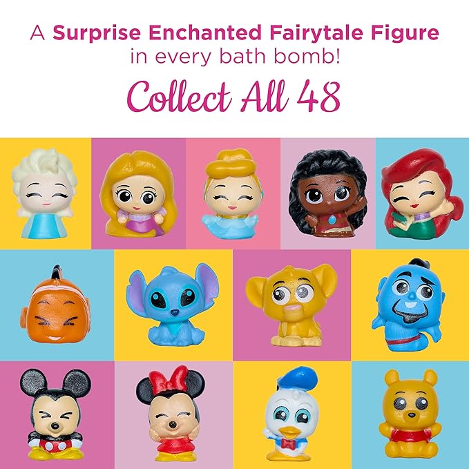 Princess Bath Bombs for Girls with Surprise Toys Inside (1 Pack) – Large Fizzy Bubble Bath Bomb for Kids - Princess, Mermaid, Fairytale Bath Toys – Fruity Scent, Skin-Safe, Made in USA by Two Sisters