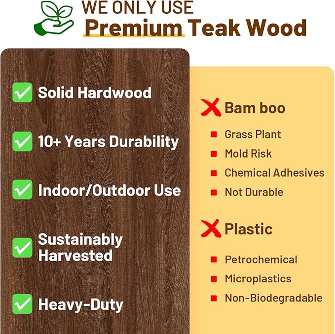 16.5" Teak Corner Shower Bench with Storage Shelf for Shaving Legs, Teak Shower Stool for Inside Shower, Waterproof Shower Foot Rest, Shower Seat for Bathroom, Indoor & Outdoor Use