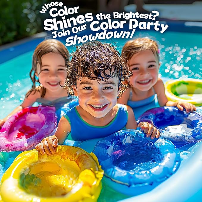 300 Count Bath Color Tablets for Kids, Non-Toxic & Fragrance-Free Fizzies Tablets, 6 Vibrant Water Colors, Kid-Friendly Bath Bombs Set for Fun Bath Time, Ideal for Kids Ages 3+