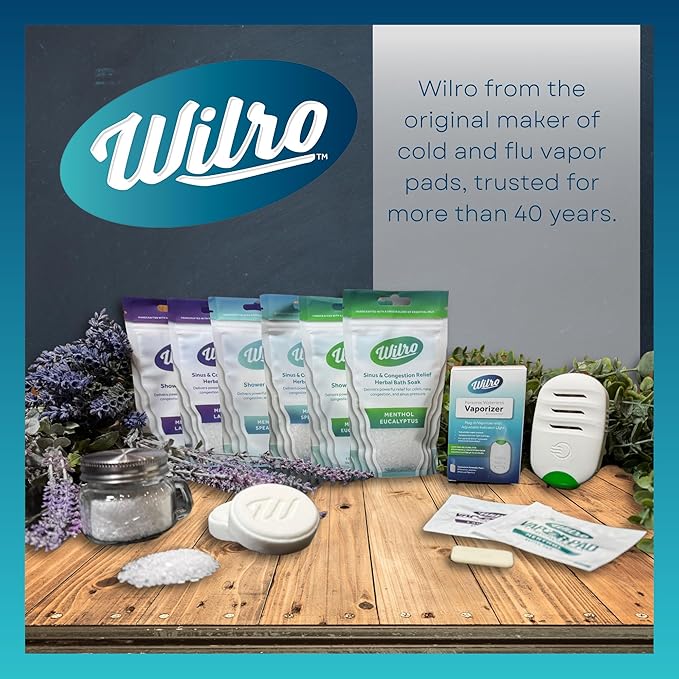 Wilro Soothing, Aromatic Shower Steamers, 3 Pack, Sampler Pack - 2 of Each Scent (6 Steamers)