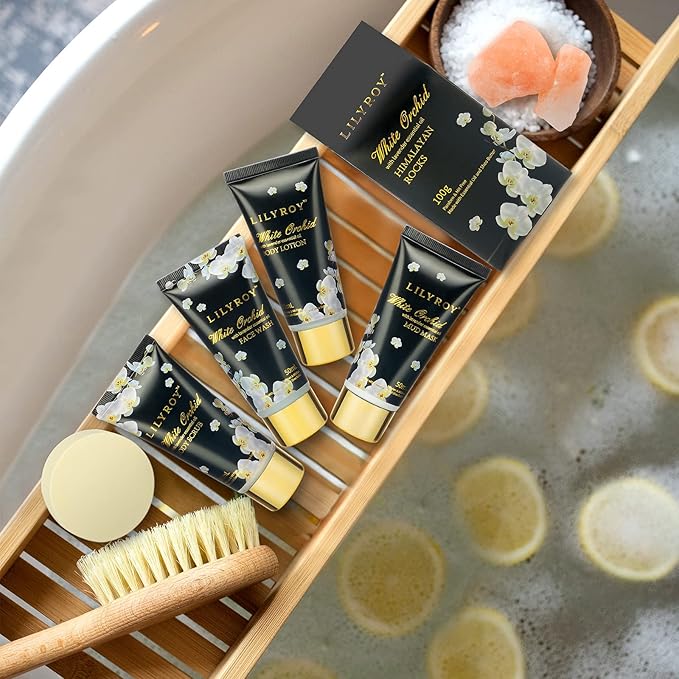 Christmas Gifts for Women and Men - 18-Piece Luxury Gold Spa Gift Set, Premium Bath Collection | Father's Day, Mothers Day Gifts, Birthday Gifts, All Occasion Ultimate Holiday Gift for Her & Him