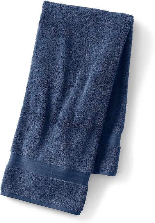 Lands' End Supima Towel Deep Sea Navy Bath- Bath Towel