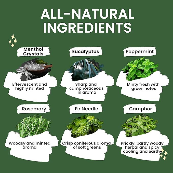 Breathe Easy Aromatherapy Shower Bombs (5PK XTRA STRENGTH) – Menthol, Peppermint, Rosemary Essential Oils – Ease Sinus, Colds, Cough, Congestion – Wellness Gift (Add Bomb Bag and Suction Hook)