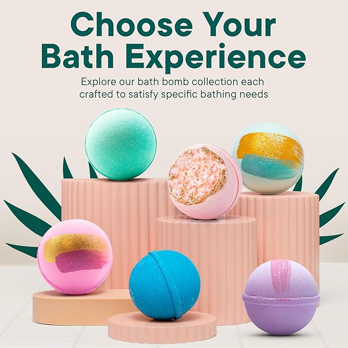 Latika Color Changing Bath Bombs - Pink Topaz, Lavender, and Agave for Ultimate Relaxation and Skin Nourishment