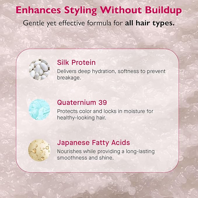 12 Benefits Instant Healthy Hair Treatment - Leave In Conditioner Spray with Quaternium 39 and Silk Fibre Protein - Smooths Frizz, Strengthens & Repairs Damaged Hair - (12 Fl Oz)