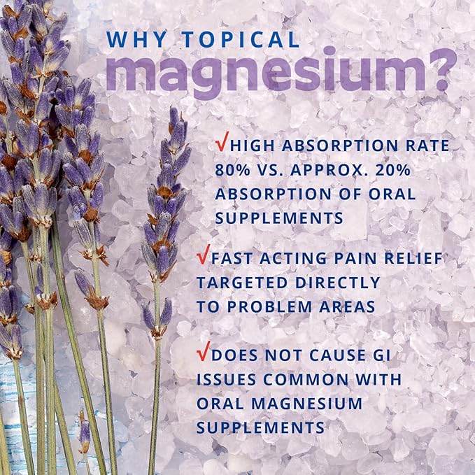 2.2lb MagneSoothe Lavender Magnesium Bath Salt