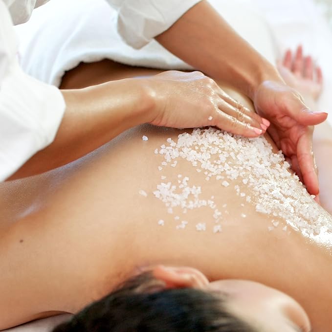 Minera Fine Grain Dead Sea Salt for Bath & Soaking – 2 lbs, Fast-Dissolving, 100% Pure & Natural, Unscented, Skin-Nourishing Sea Salt