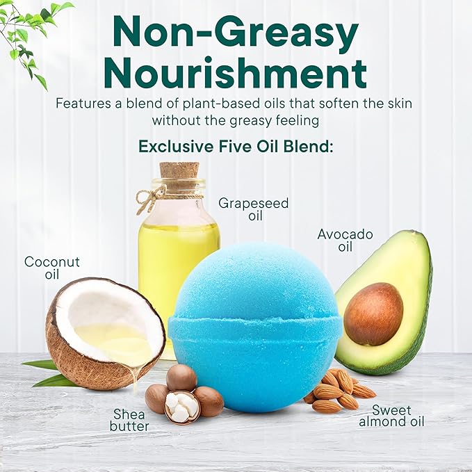 Latika Classic Bath Bomb Unicorn - Tahitian Vanilla, Candied Tonka Bean and Spun Strawberry Sugar for Skin Nourishment