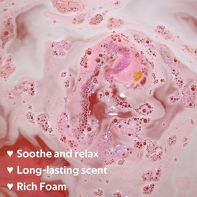 12PCS Bubble Bath Bombs Gift Set,Natural Handmade Bathbombs,Moisturizing Relaxing Shower Bombs,Organic Bath Bomb Kit Spa Gifts for Women,Men,Mom,Girls Boys and Birthday