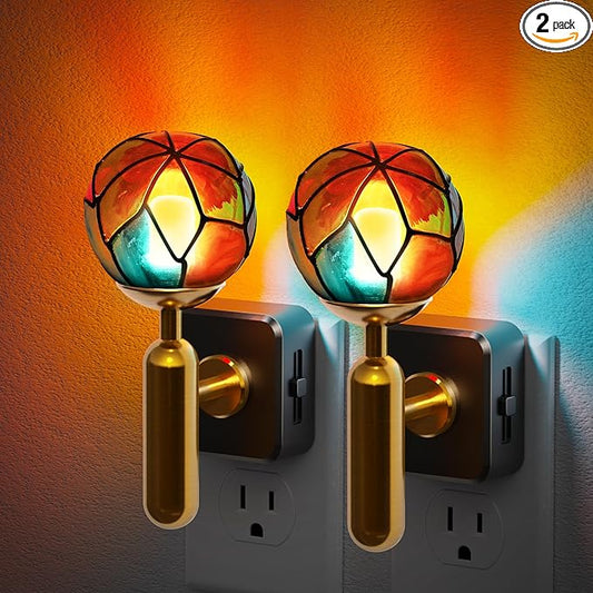 JandCase Night Light Plug in, Night Lights Plug into Wall, 3000K Soft Light LED NightLights, 0-100LM Dimmable Night Light, Built in Dusk to Dawn Sensor for Hallway Bedroom Stairway