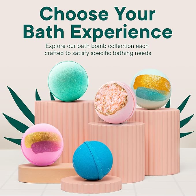 Latika Classic Bath Bomb Mermaid - Black Raspberries Mixed, Dark Plum, and Warm Vanilla for Skin Nourishment